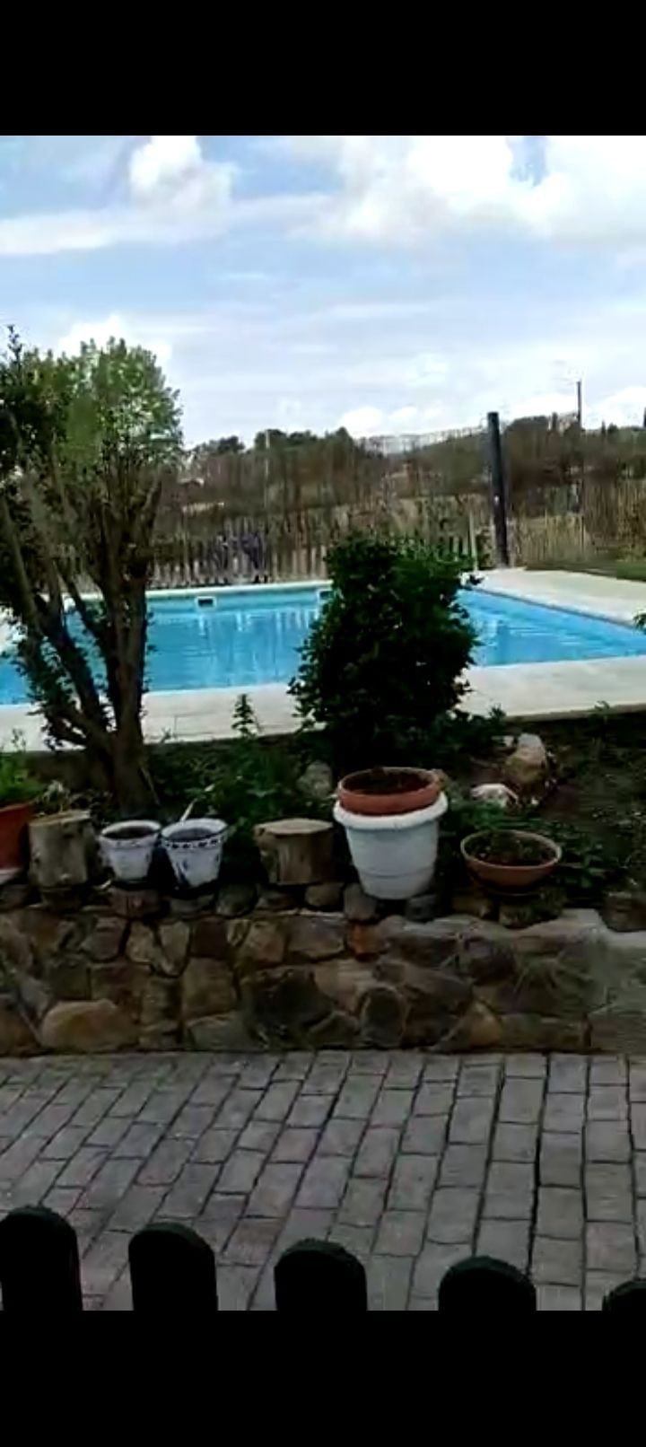 马德里带泳池的房子