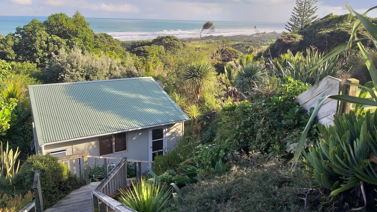 Muriwai海滩-丛林中的私人小屋