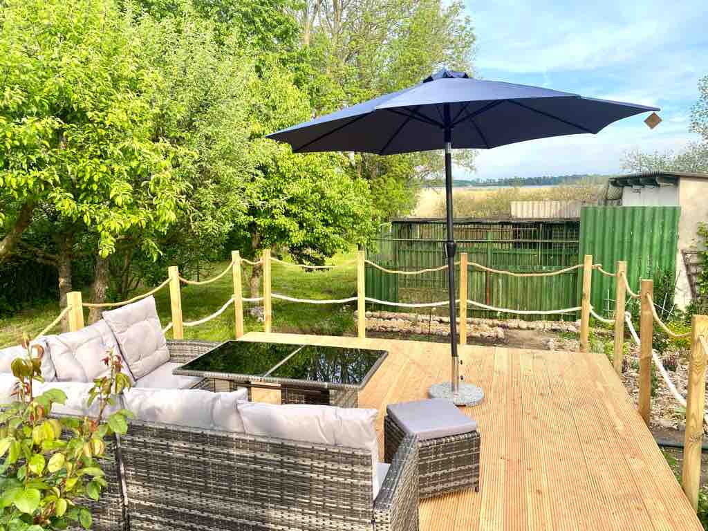 Ferienhaus mit Wasserblick auf der Insel Usedom