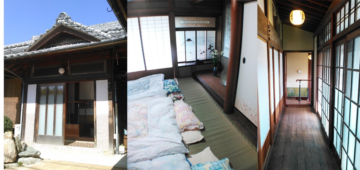 这栋有超过80年的老房子，是昭和时代古老的时光。Shionagi