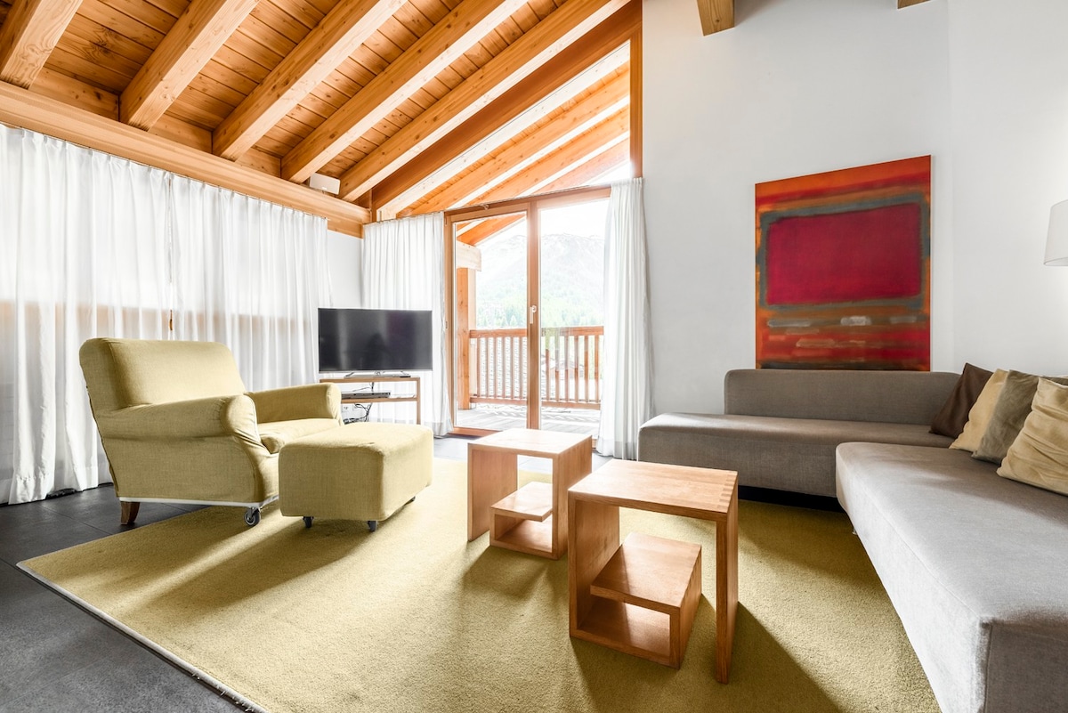 Haus Ari-Resort A und B, (Zermatt), Chamois公寓， 5.5个房间， 8人， 160平方米