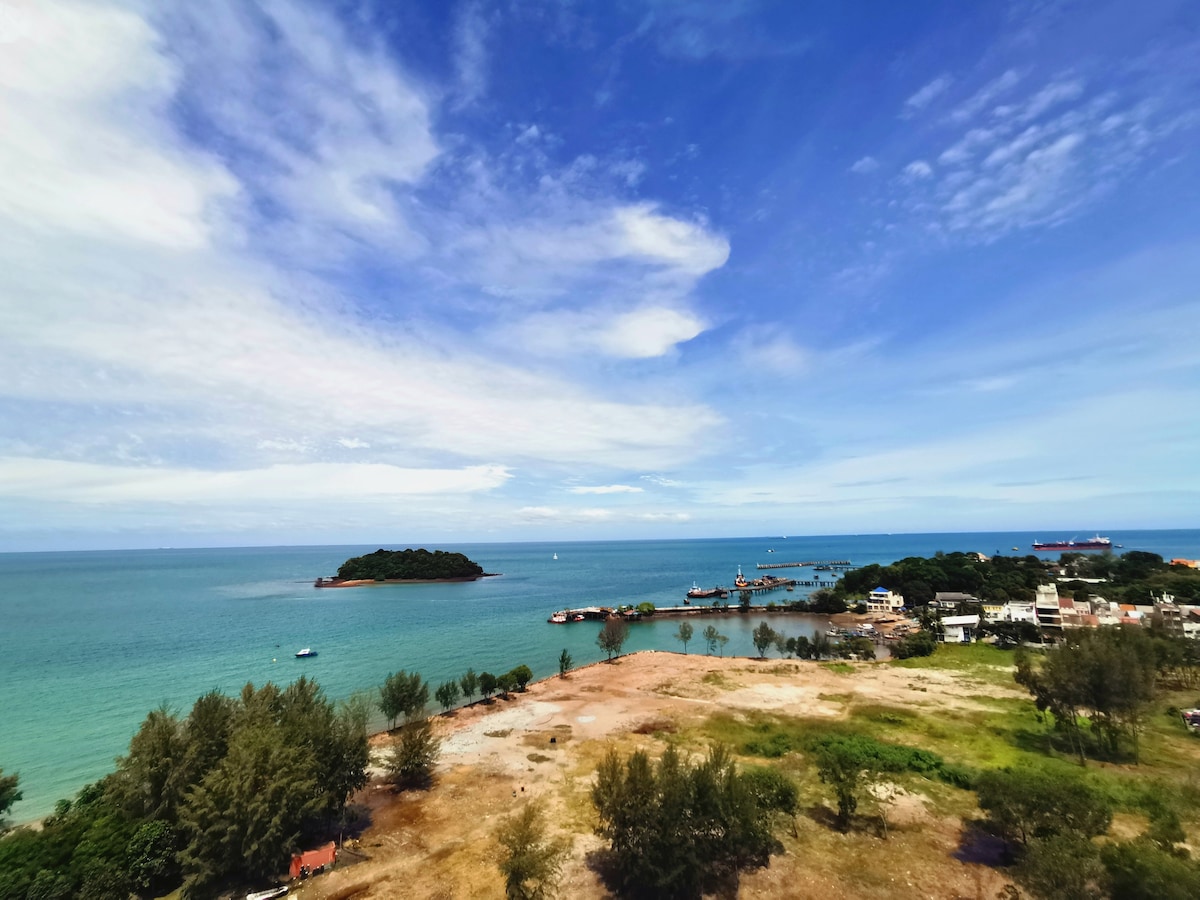 D’Wharf Port Dickson Waterfront （最多可入住3人）