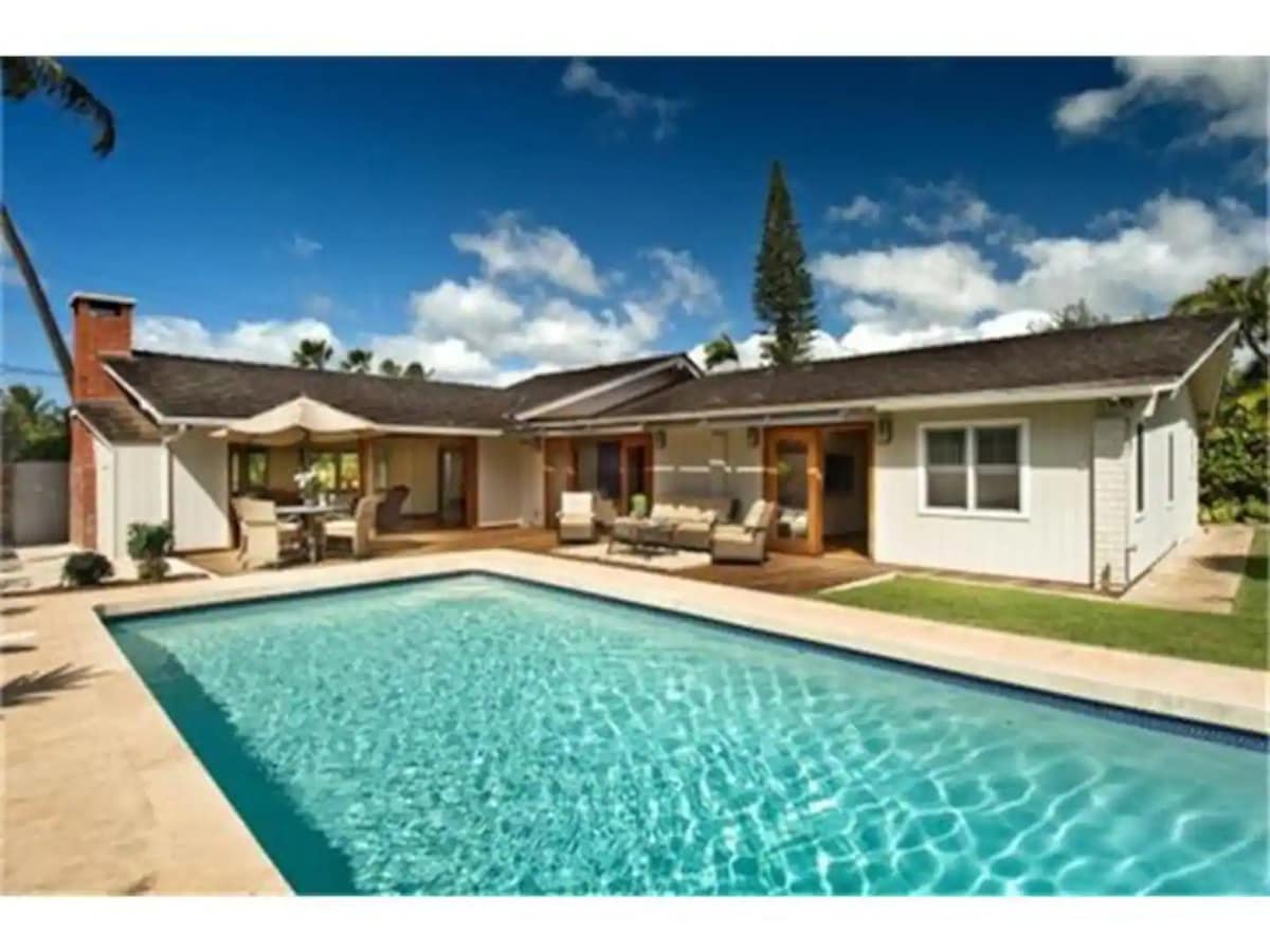 步行5分钟到海滩！ 夏威夷卡哈拉带游泳池的豪华别墅