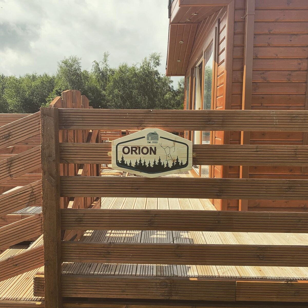 诺森伯兰Orion Lodge带私人热水浴缸