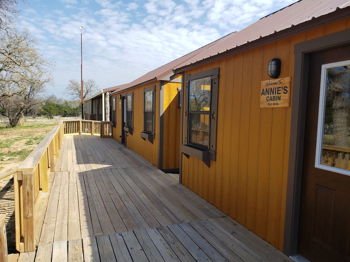 Eula’s Cabin, Lone Camp, TX near Santo, TX