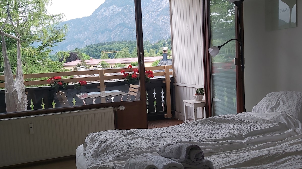 Lovely apartment near Hallstatt (kitchen&balcony)