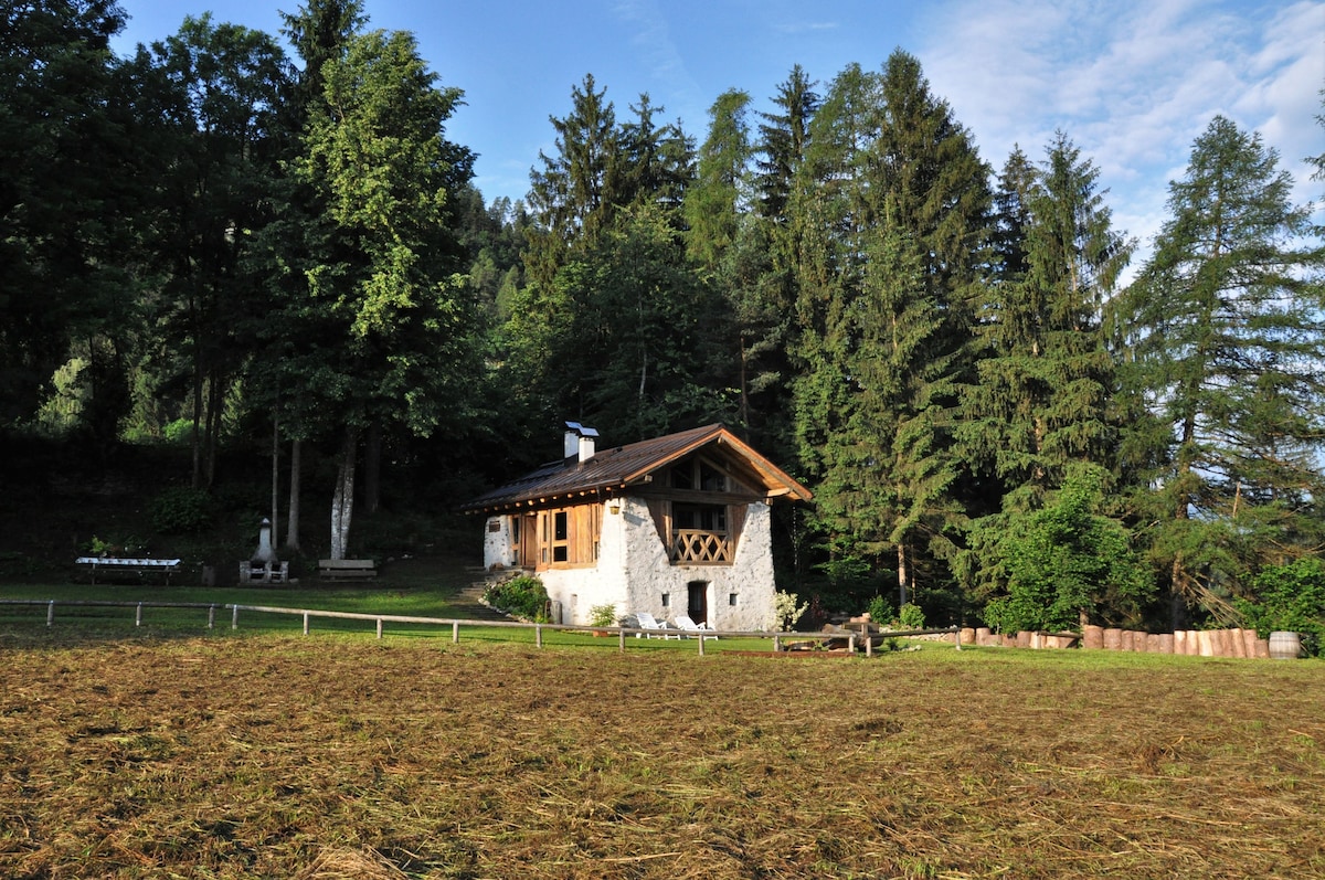 意大利北部的乡村小屋