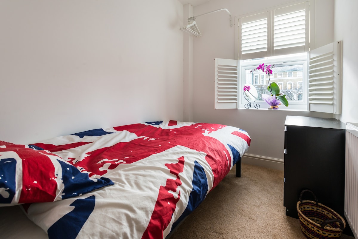 单人卧室，位于伦敦老东部
