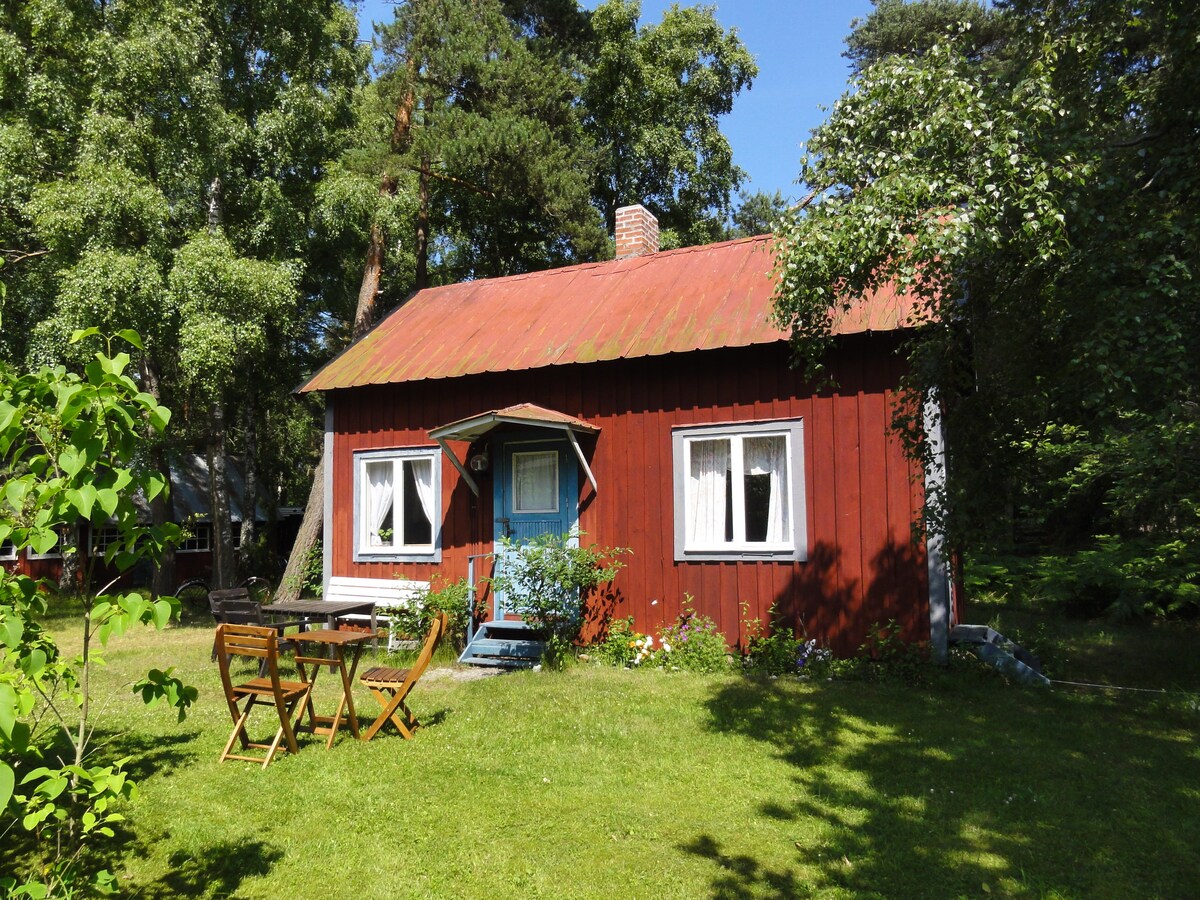 Northern Öland Löttorp-Byrum温馨明亮的小屋，价格低廉