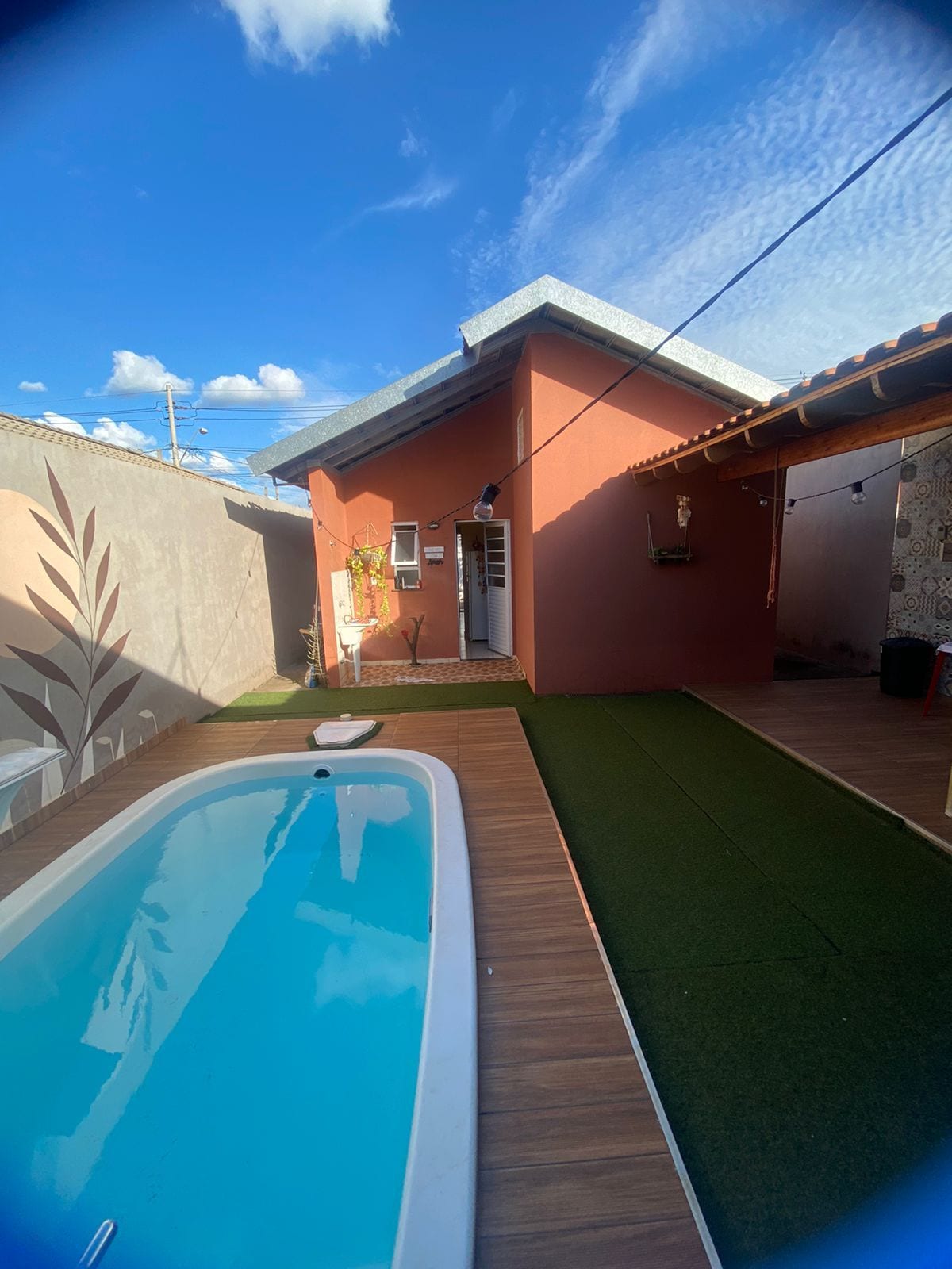 Casa com piscina aconchegante