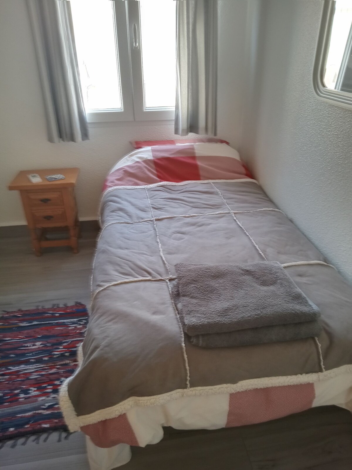 Large single room, close to the beach and town.