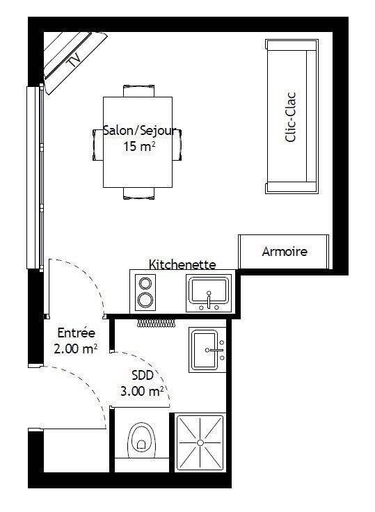 家具齐全的乡村小屋la Forge