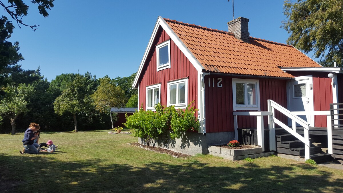 正宗瑞典（现代化）房屋，带海景