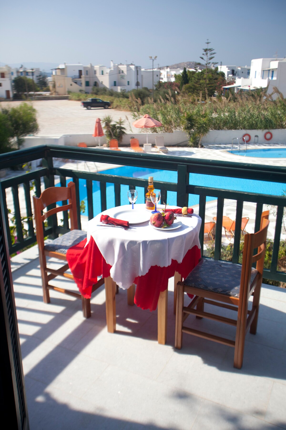 Double room pool view 2 adults in Agia Anna Center
