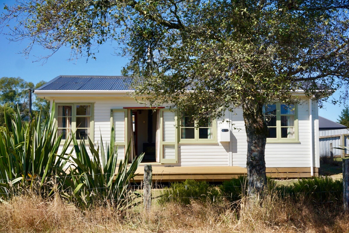 Tongariro Hut。面向北方的有趣小屋。