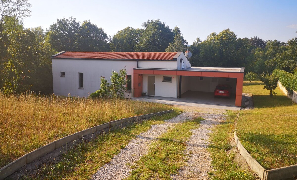 Karst house on herbal garden