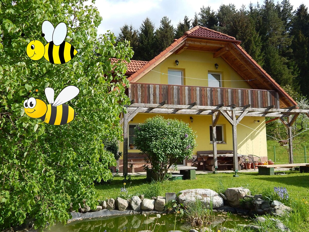 阳光明媚的度假屋，民宿，蜜蜂4 - 3张床
