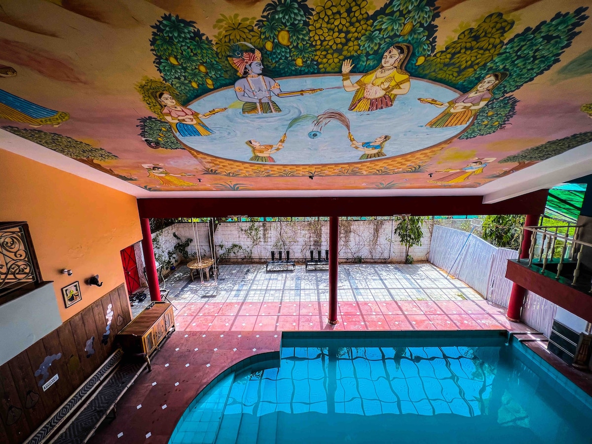 The Mansion Jaipur （ 4 BHK泳池别墅）