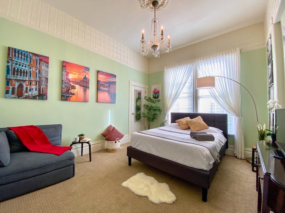 ⭐️干净舒适的维多利亚套房⭐️旧金山最佳位置⭐️