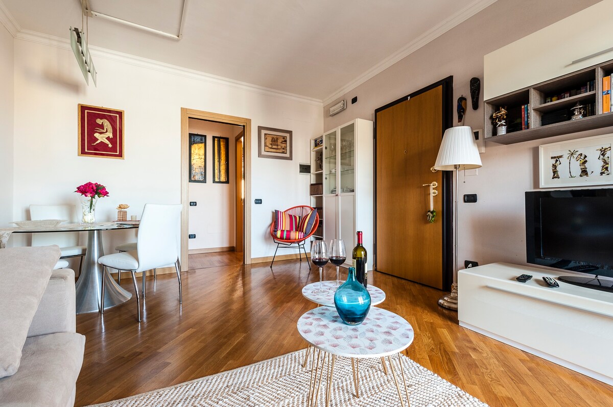 房东- Strada dell 'Olio的家庭住宅， 2间卧室， 2间浴室，空调