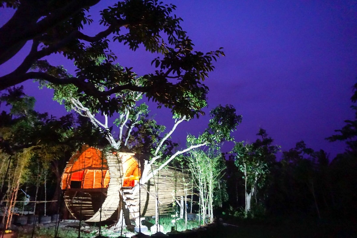 Eco bamboo house  , made from a love  ! Good vibe
