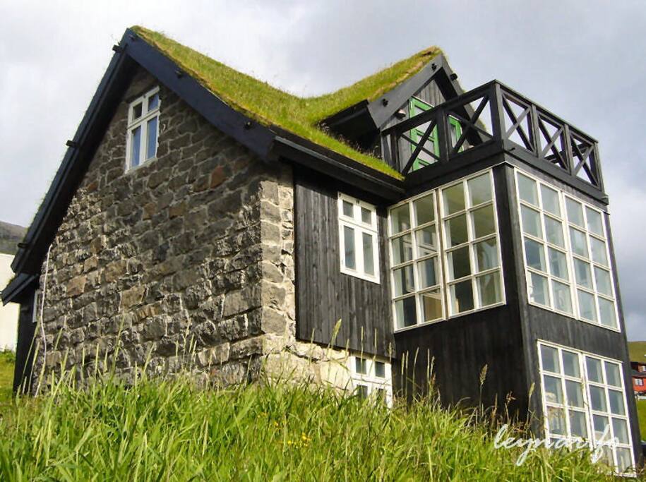 The house from the outside.