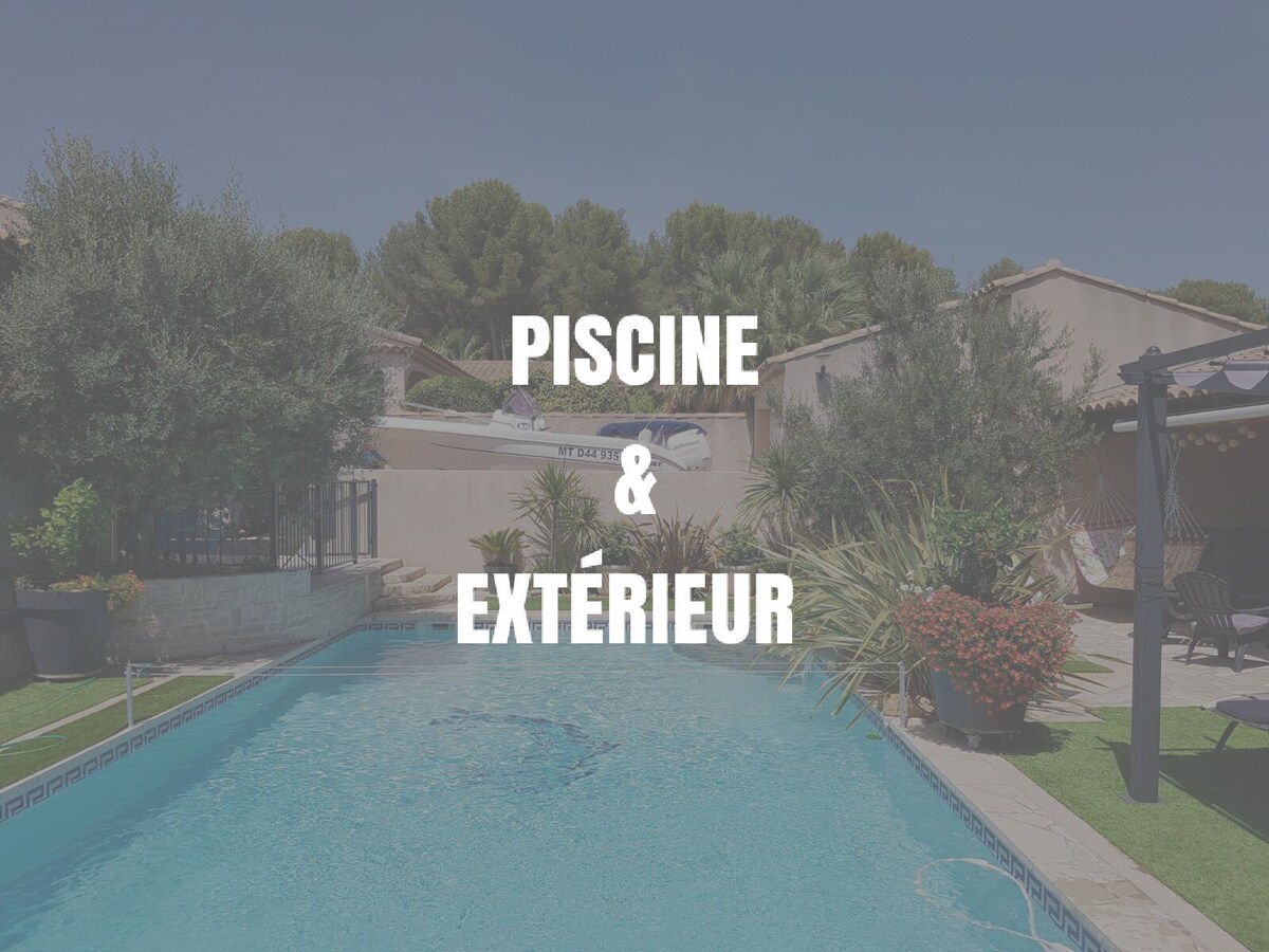 maison en Provence, piscine privée, sécurisée