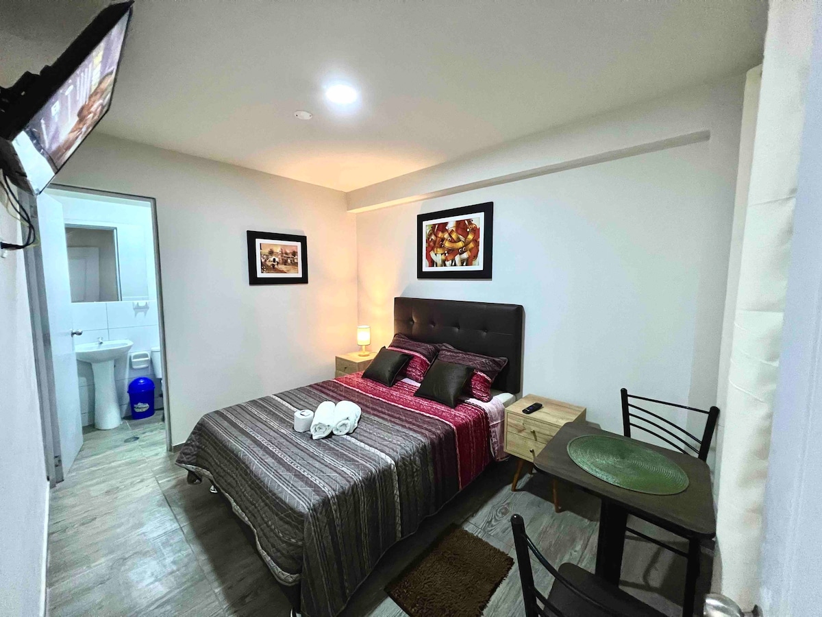 Room 206 c/baño privado/ Smart tv 43"/Wifi/Netflix