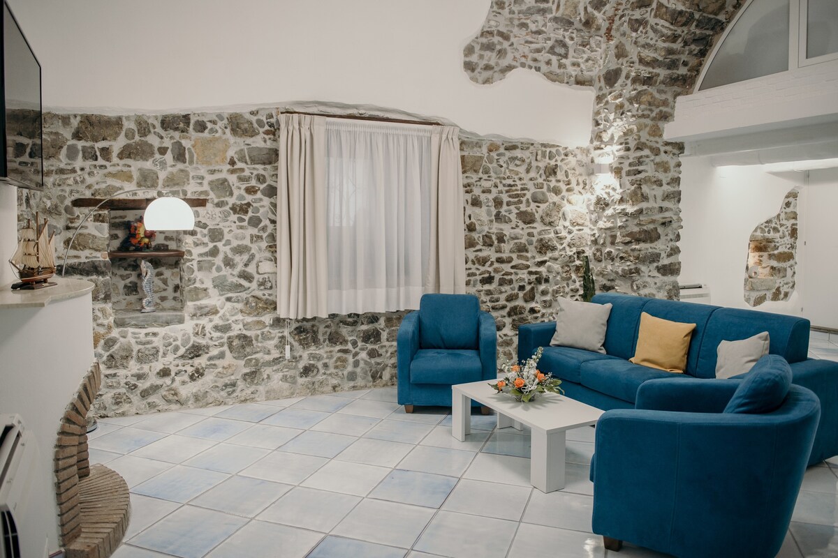 Cilento公寓Relax Villammare -距海边30米