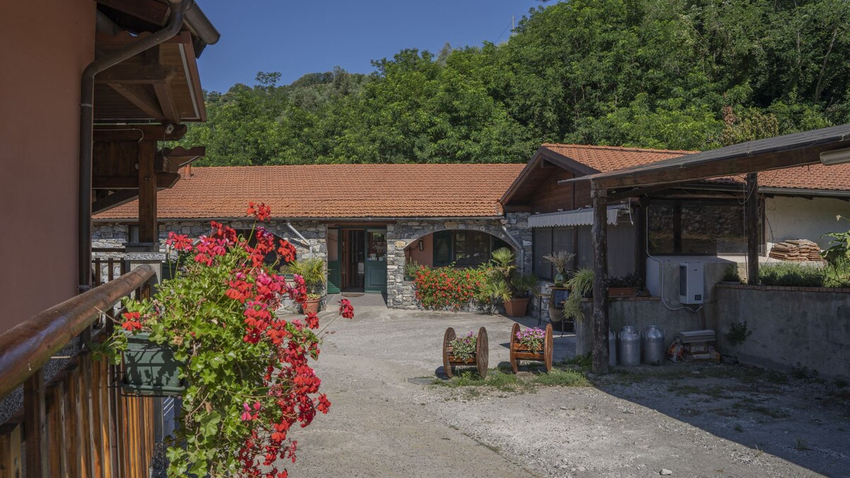 Farmhouse La Marpea hen客房，意大利典型美食
