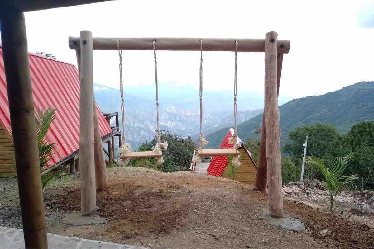 Vistas impresionantes del cañón, cómodos glamping