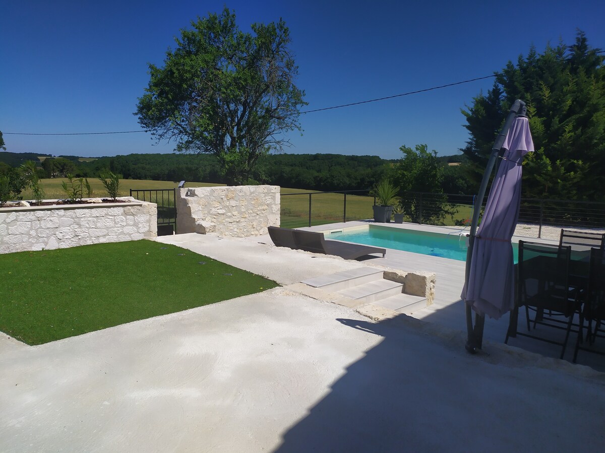 Gite de campagne en pierres du Quercy