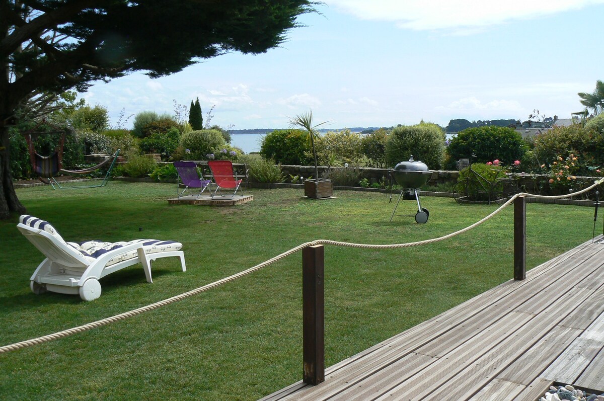 Les Toiles de Mer, vue Golfe Morbihan, ch.Voyage