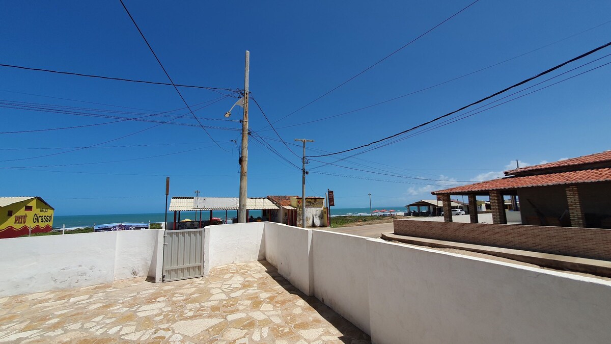 Única casa Beira Mar Tibau Manuelas!