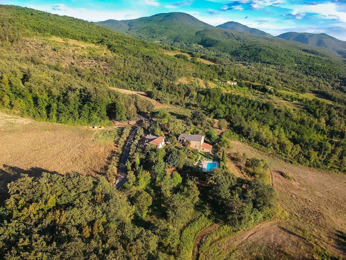 Agriturismo "Le Cerinaie" ：两居室公寓