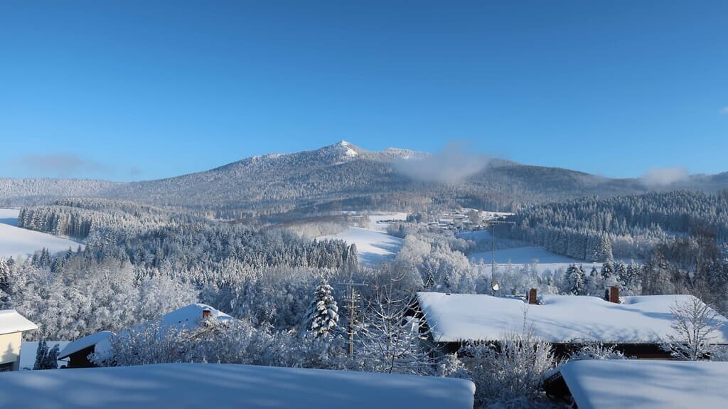 Appartementhaus Osserblick (Lohberg), Ferienwohnung (60qm) mit Blick zum Garten