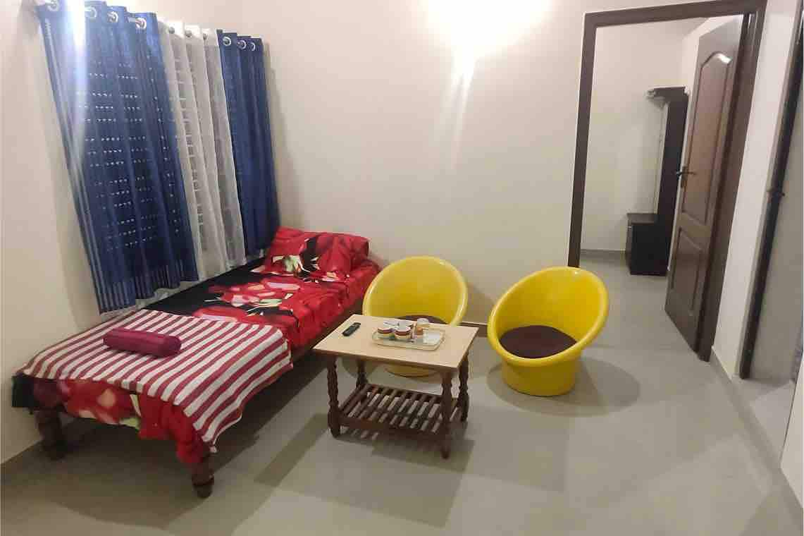 Ramalayam Independent 1 BHK House with Car Parking