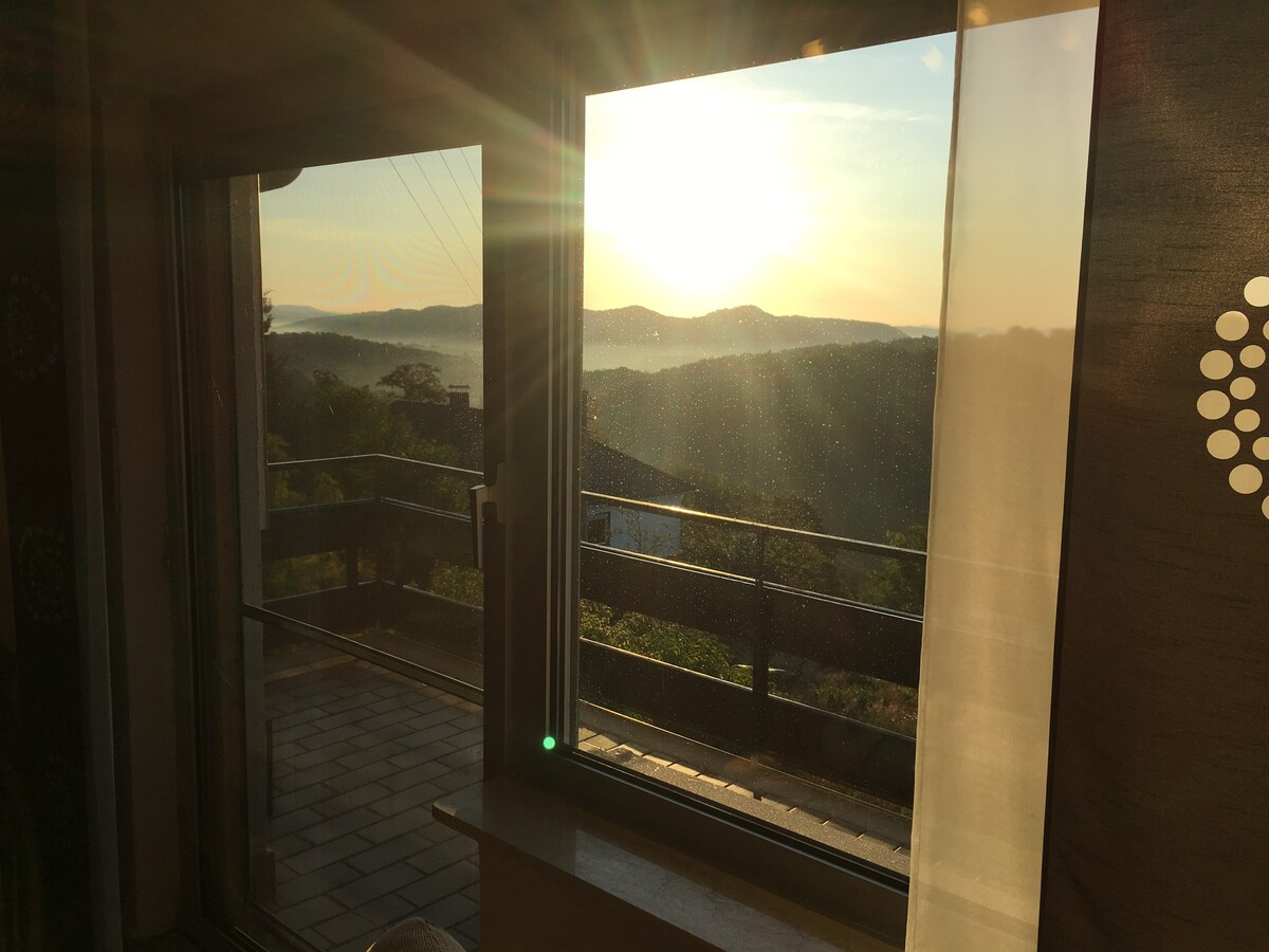 SUNRISE Ferienwohnung mit Balkon und Weitblick