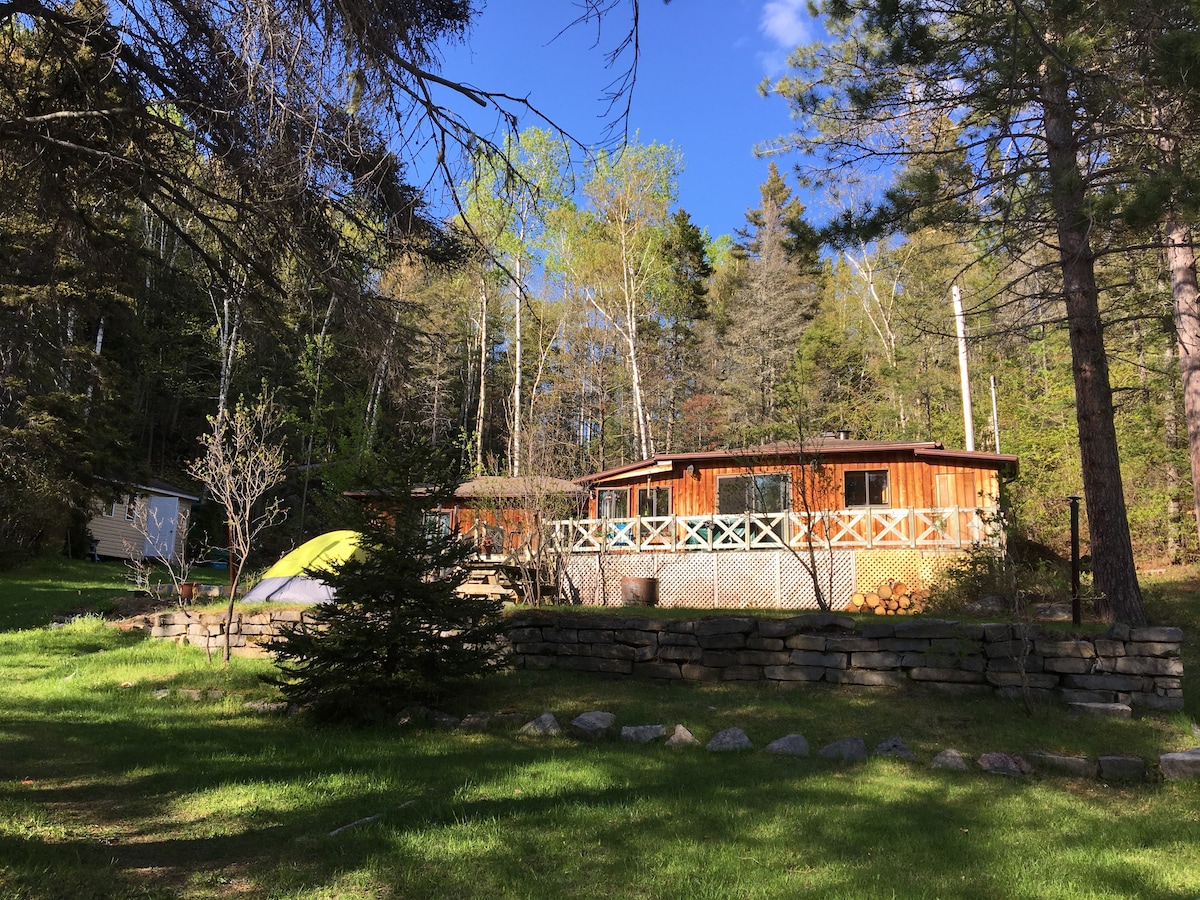 Le chalet du portage des roches