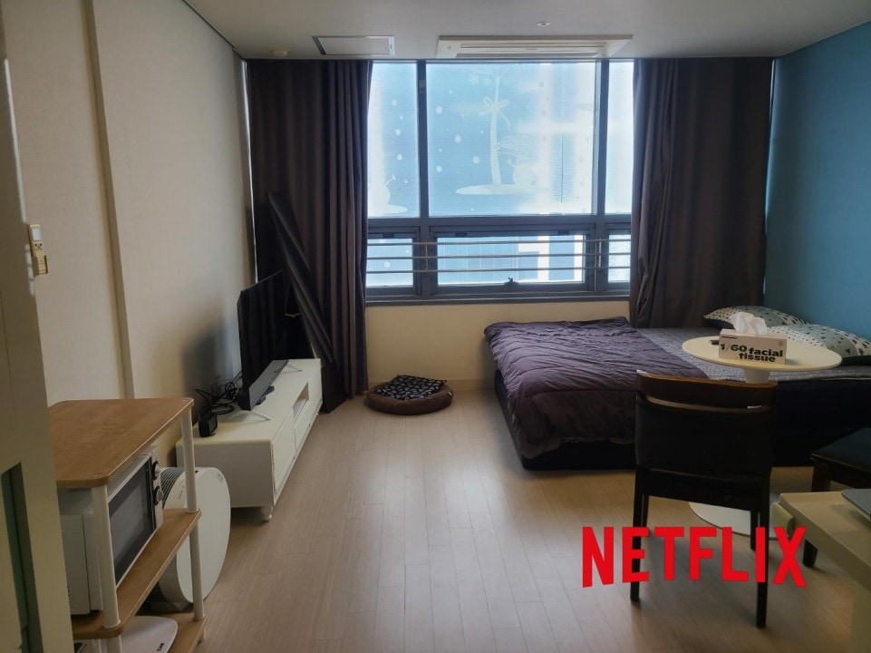 免费停车清那运河（ Cheongna Canalway ）就在海滨路尽头安静的房间Netflix