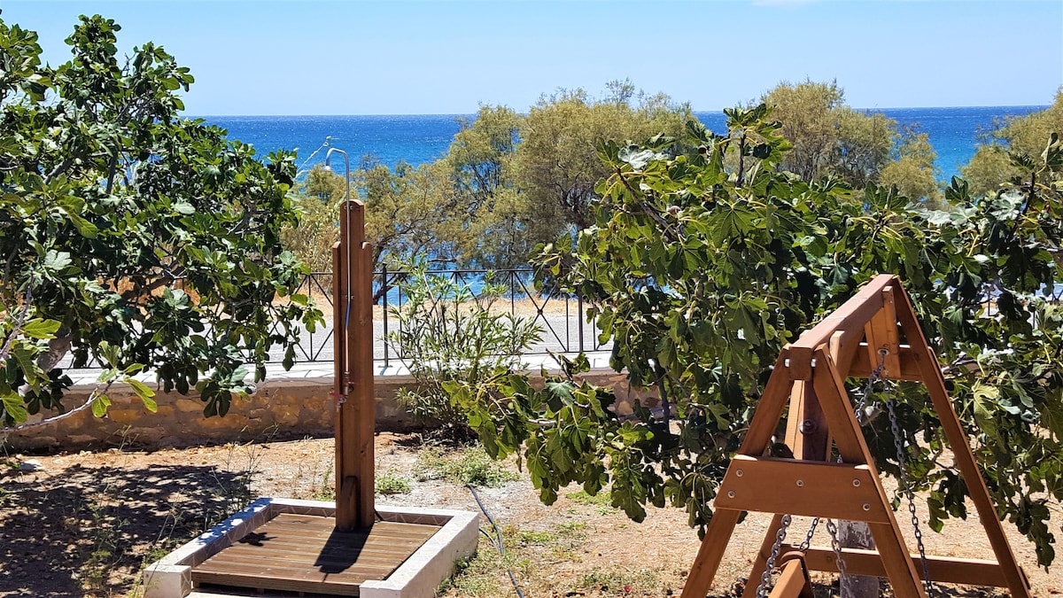 锡罗斯的Flora海滩和泳池别墅