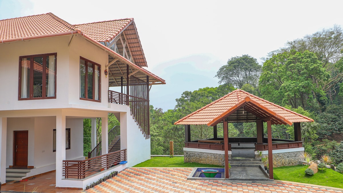 Plantation Villa 5 BHK | Jeep Safari, BBQ, Bonfire