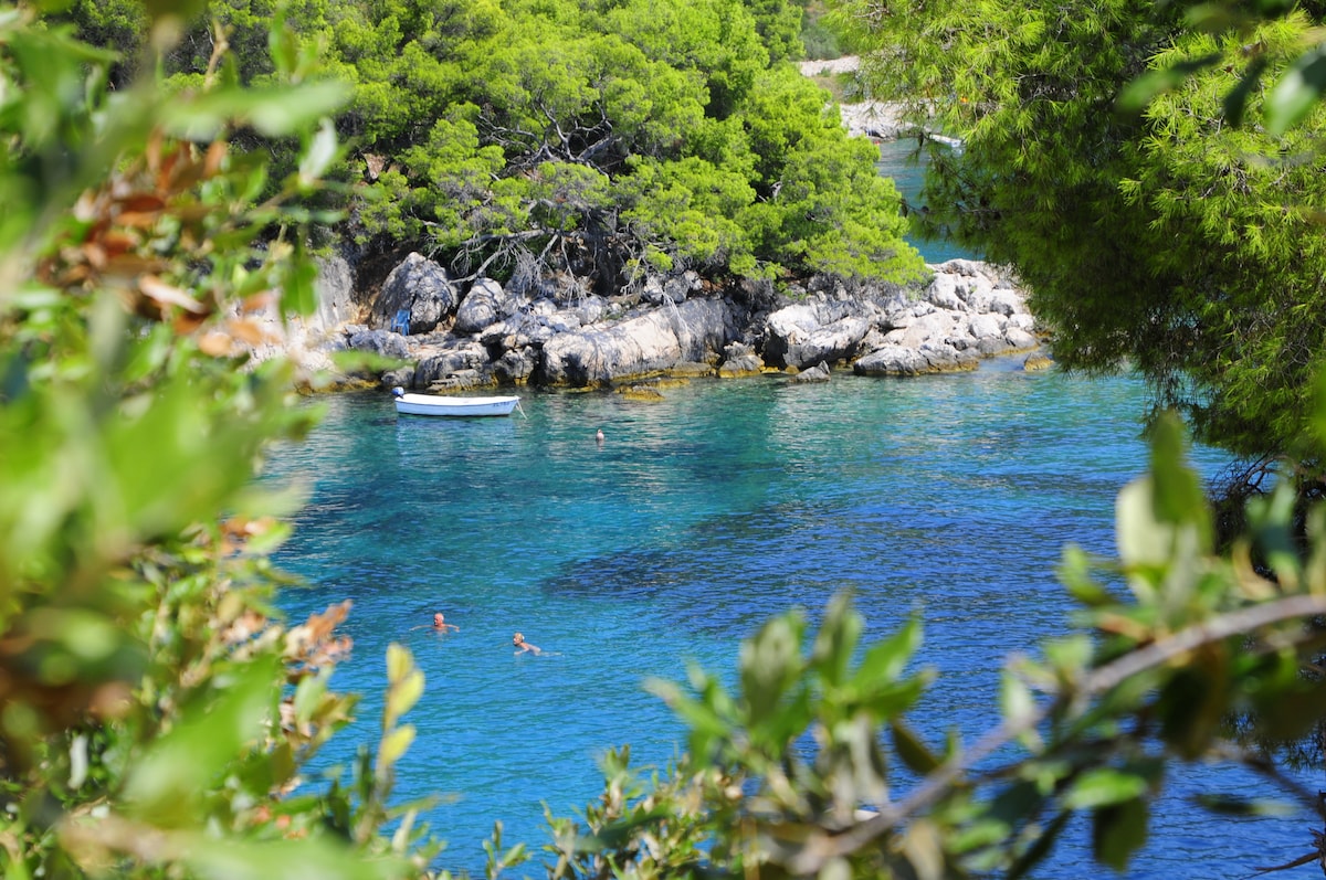 梅德维迪纳湾（ Medvidina Bay ）令人难以置信的天堂营地野营地