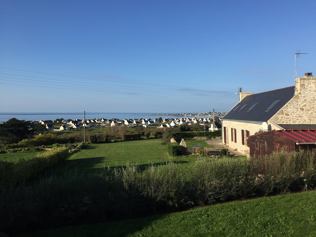 Maison de pêcheur avec très belle vue mer