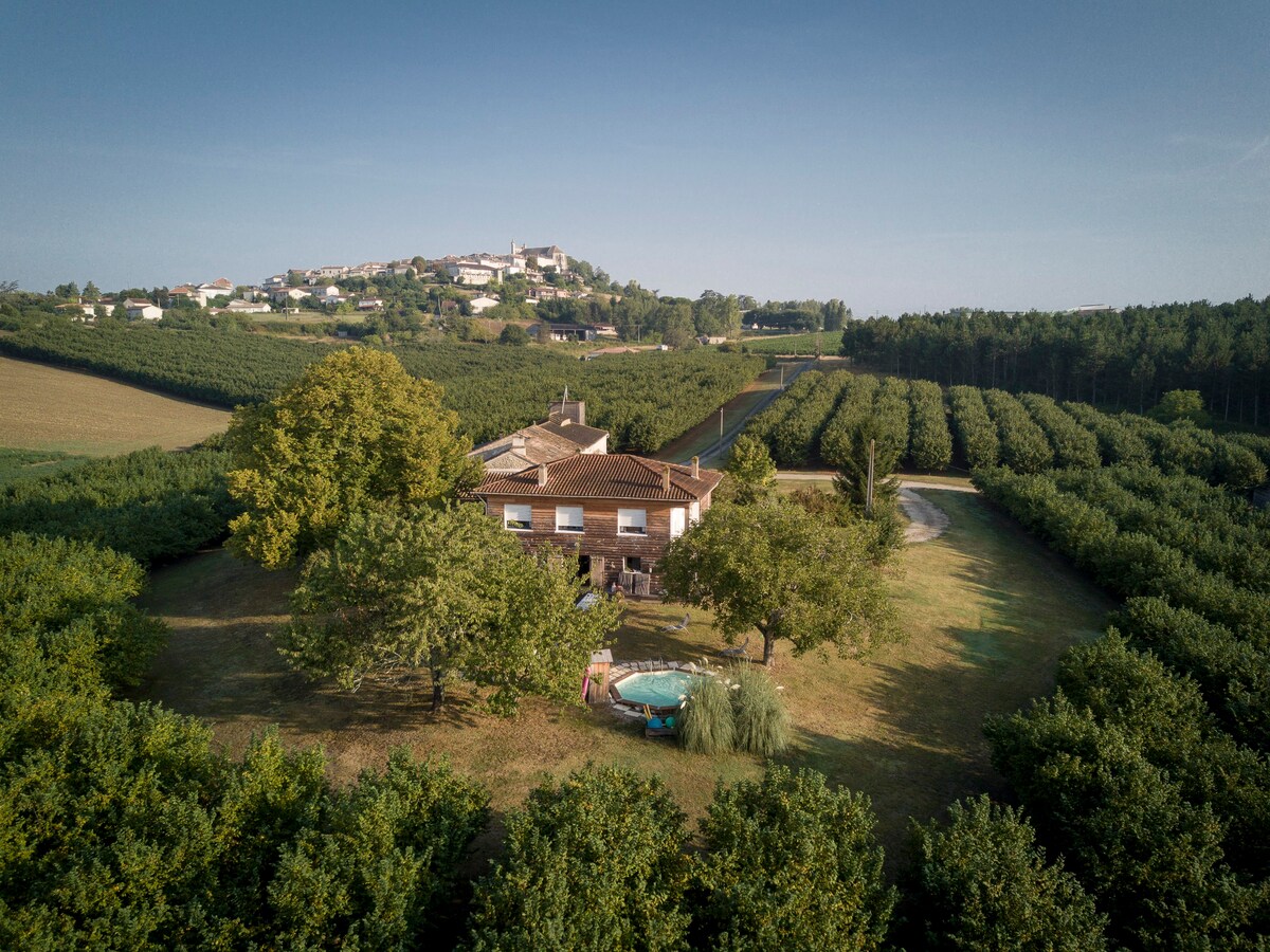 Maison "Les noisetiers", au milieu des vergers