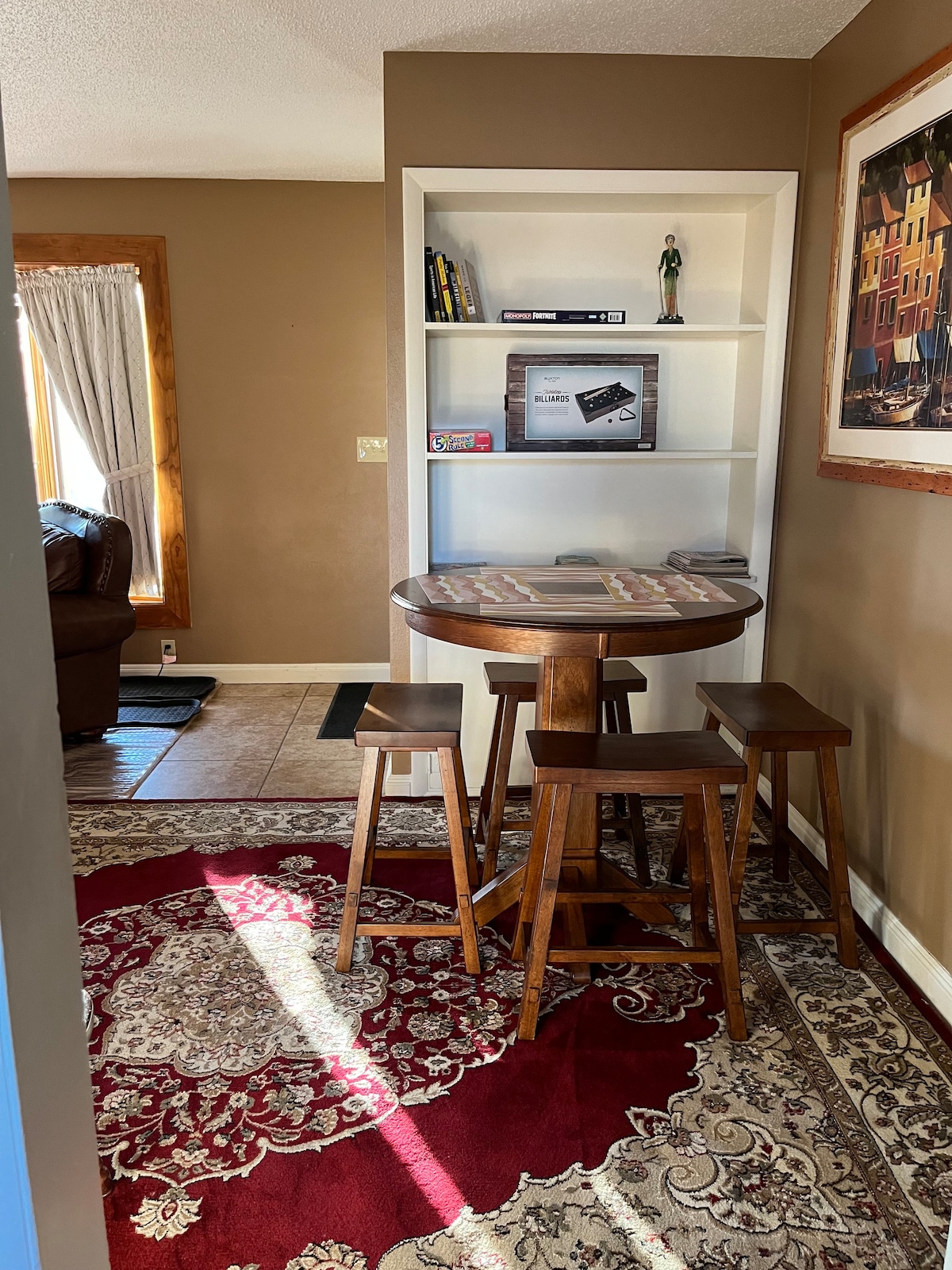 Comfortable 3 bedroom in nice quiet neighborhood.