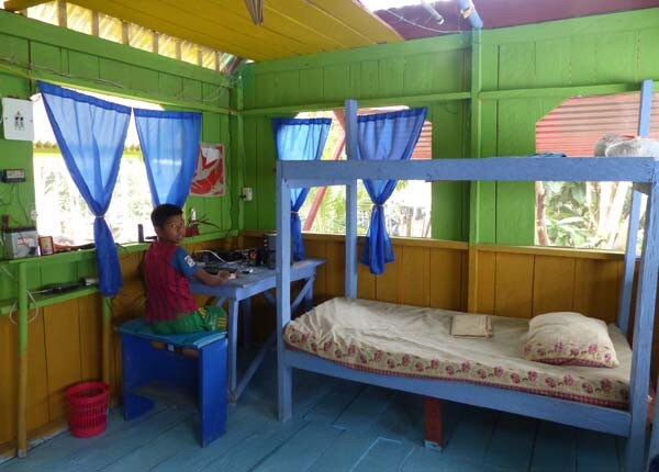 亚马逊丛林小屋，最多5张单人床