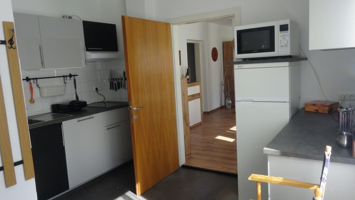 Ferienwohnung "Haus am Sonnenweg" (Lackenhof), Ferienwohnung "Haus am Sonnenweg" (50 qm) mit Küche