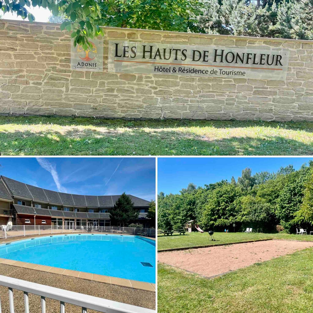 Appt 2/4P - 5 min Honfleur - Piscine - Pkg - Wifi