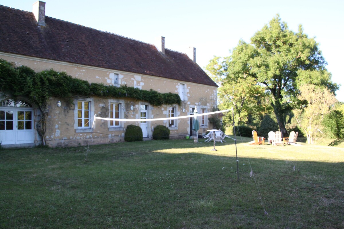 A farmhouse in the countryside